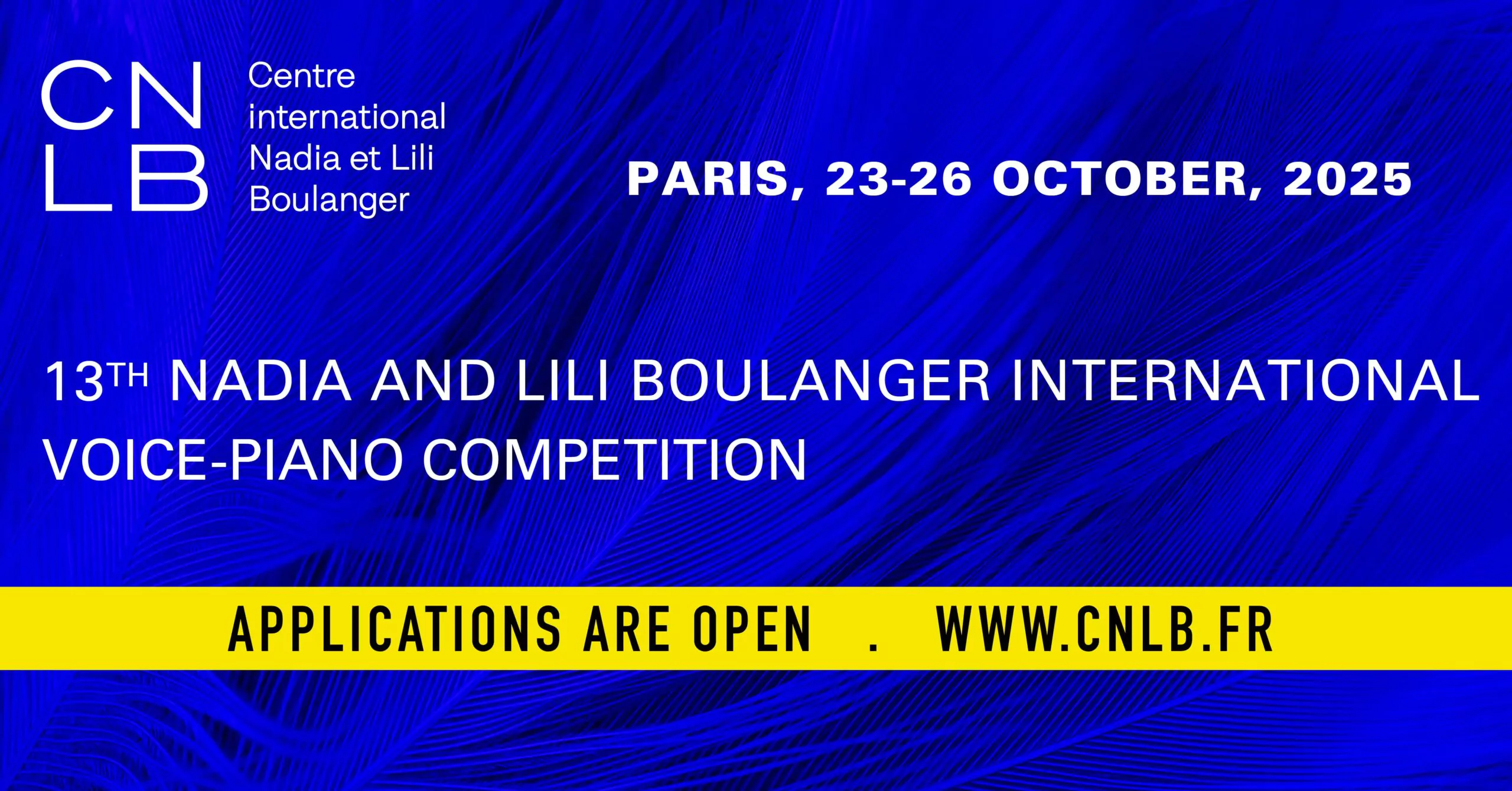 13° Concorso internazionale di Voce-Piano Nadya e Lily Boulanger 2025