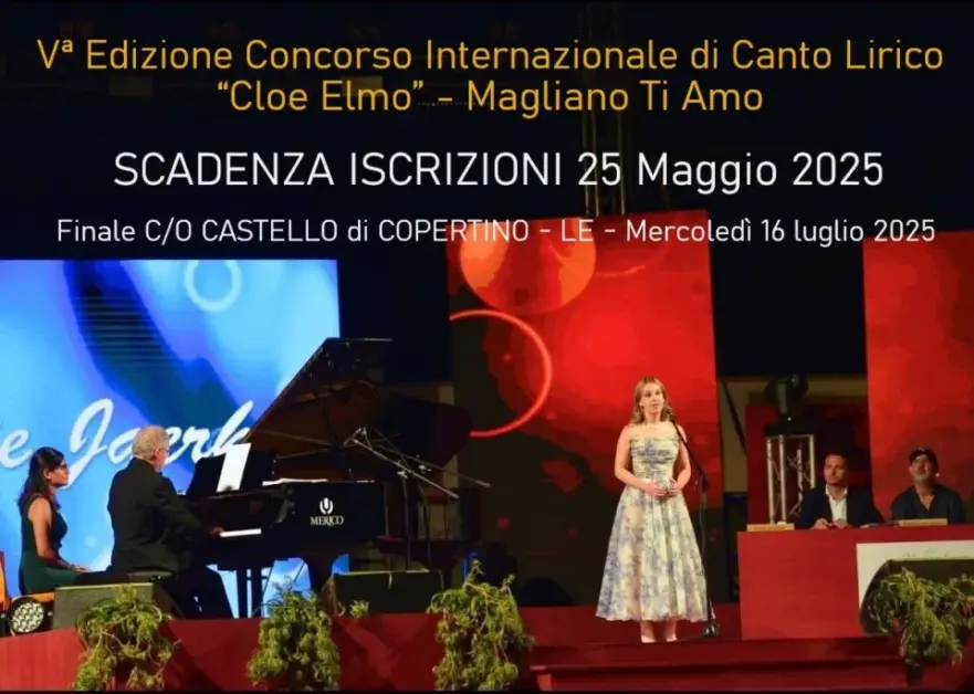 V Edizione Concorso Internazionale di Canto Lirico “Cloe Elmo” – Magliano ti Amo
