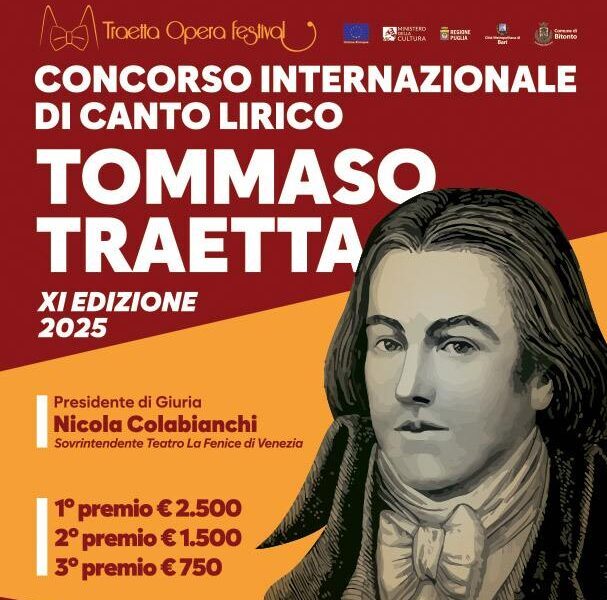 Concorso internazionale di canto lirico “Tommaso Traetta” – XI Edizione 2025