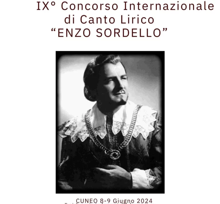 IX Concorso di Canto Lirico Enzo Sordello 2024 Opera Mundus