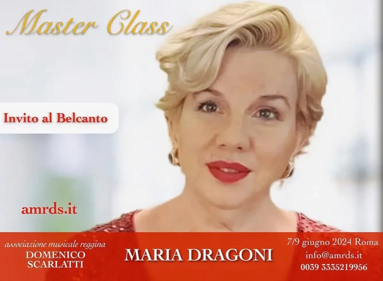 Masterclass Invito al Belcanto con Maria Dragoni Masterclass
