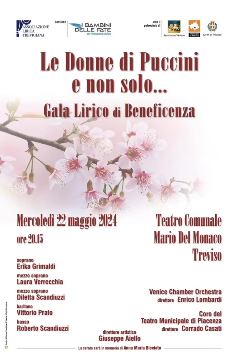 Treviso Teatro Mario Del Monaco Gala Le donne di Puccini e non solo Opera Mundus