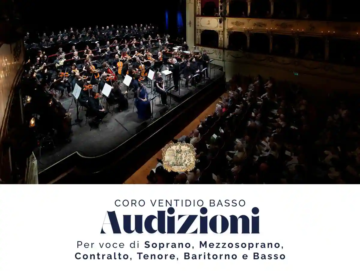 Audizioni - coro ventidio basso 2026