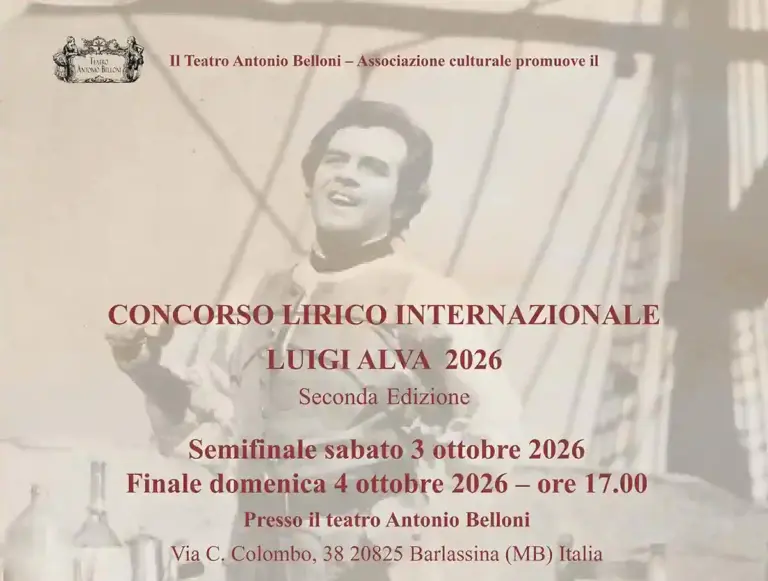 2° edizione - Concorso lirico Internazionale Luigi Alva 2026
