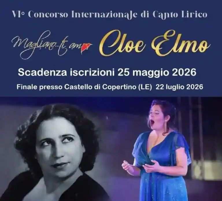 VI Edizione Concorso Internazionale di Canto Lirico “Cloe Elmo” – Magliano ti Amo