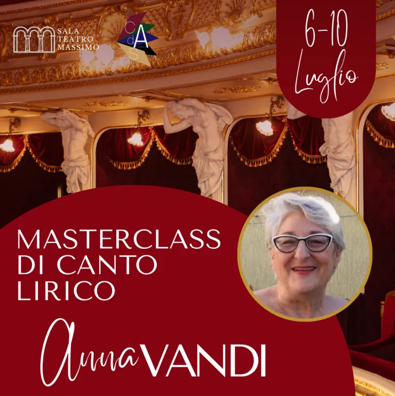 Masterclass di alto perfezionamento in canto lirico con Anna Vandi