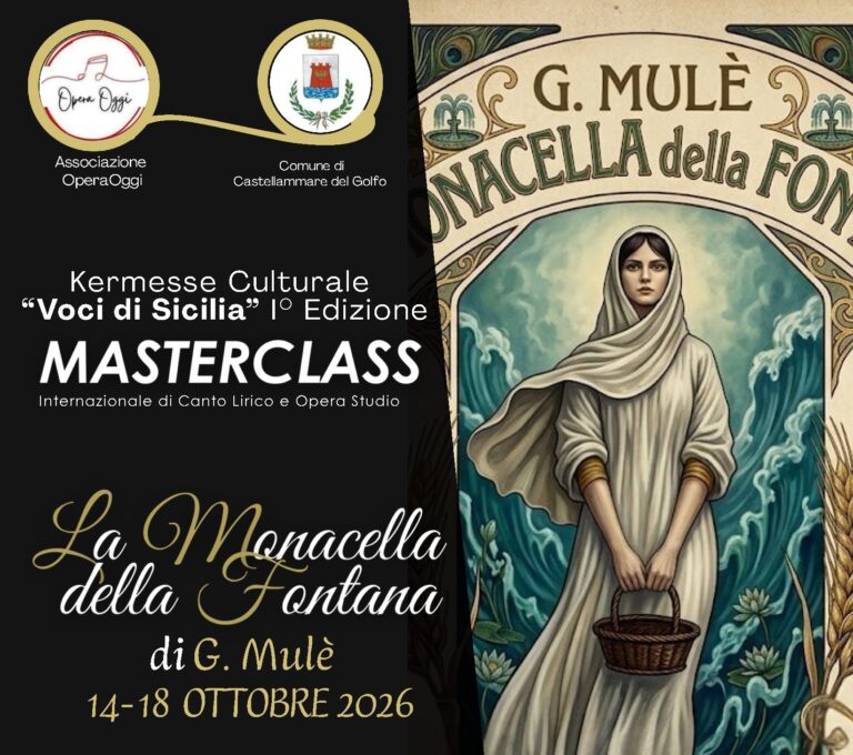 i edizione kermesse culturale “voci di sicilia” (selezione la monacella della fontana)