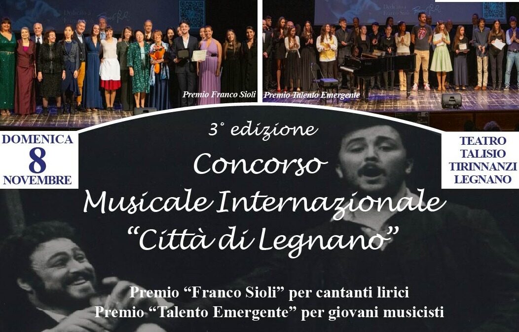 3° edizione: Concorso musicale Internazionale Città di Legnano